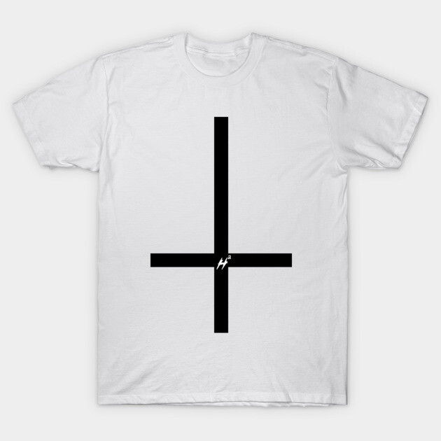 Antiholy Cross V00 T-Shirt by Margin's Store
