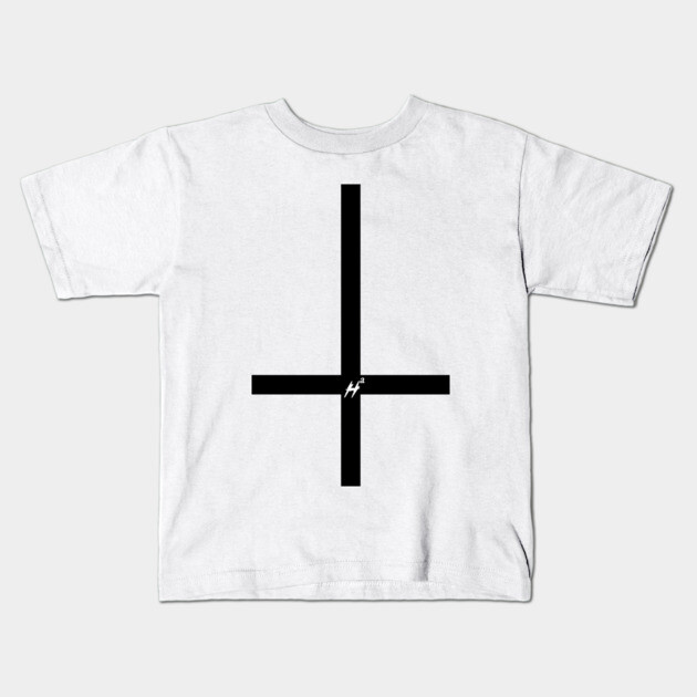 Antiholy Cross V00 Kids T-Shirt by Margin's Store
