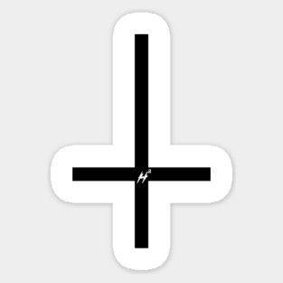 Antiholy Cross V00 Sticker