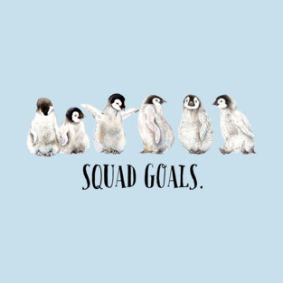 Squad Goals Cute Penguins T-Shirt