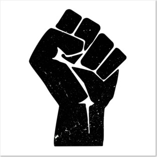 "Power in Unity" – Resistance Fist Posters and Art