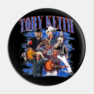 Toby Keith Tribute, Country Music 90s Pin