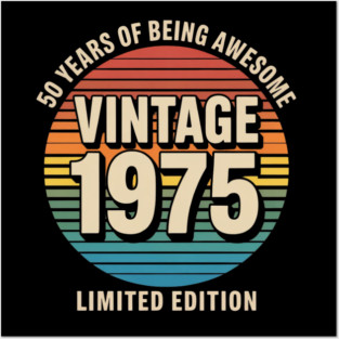 50th-birthday Posters and Art