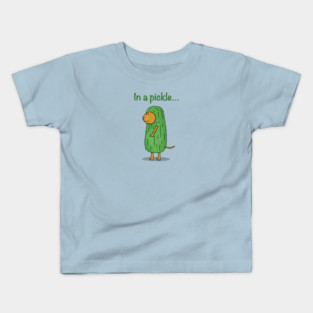 In a Pickle Cat Kids T-Shirt