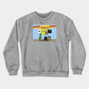 Old school Turtle record Crewneck Sweatshirt