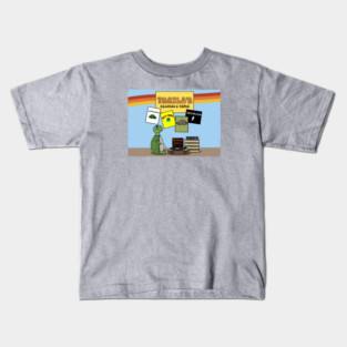 Old school Turtle record Kids T-Shirt
