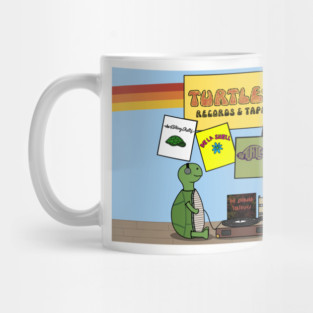 Old school Turtle record Mug