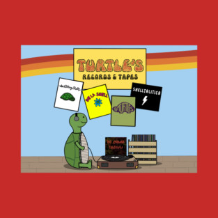 Old school Turtle record T-Shirt