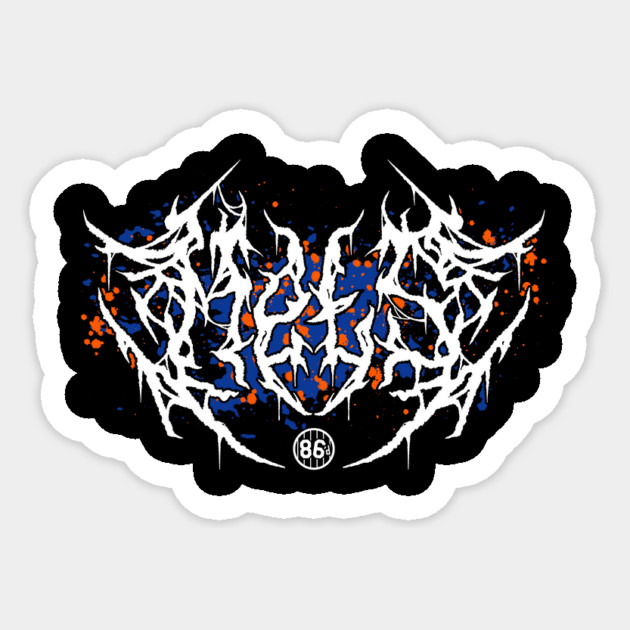 Met-al Head Sticker by Matthew's Store 3