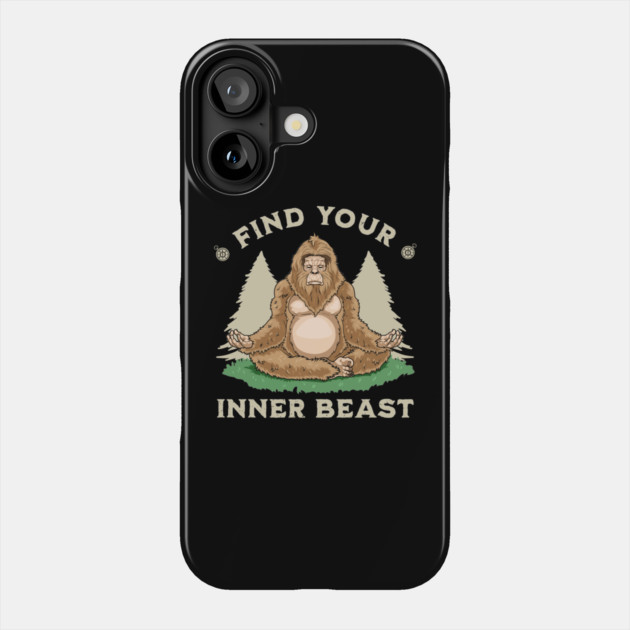 Bigfoot Yoga Phone Case by GoshWow®