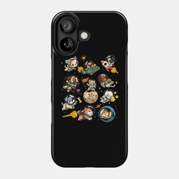 Space Dogs Phone Case by GoshWow®