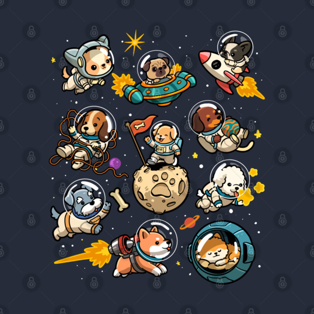 Space Dogs by GoshWow®