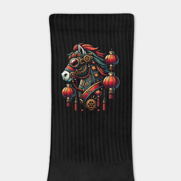 Steampunk Chinese New Year Horse by HolidayBug