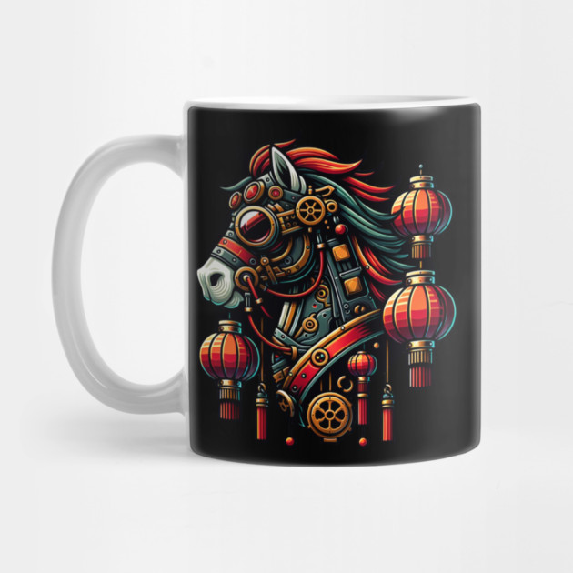 Steampunk Chinese New Year Horse by HolidayBug