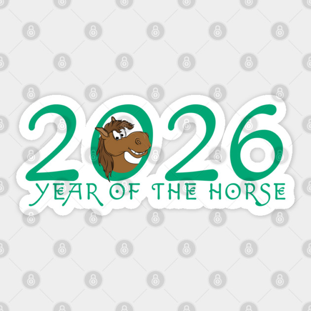 Cartoon 2026 Chinese New Year of Horse Sticker by HolidayBug