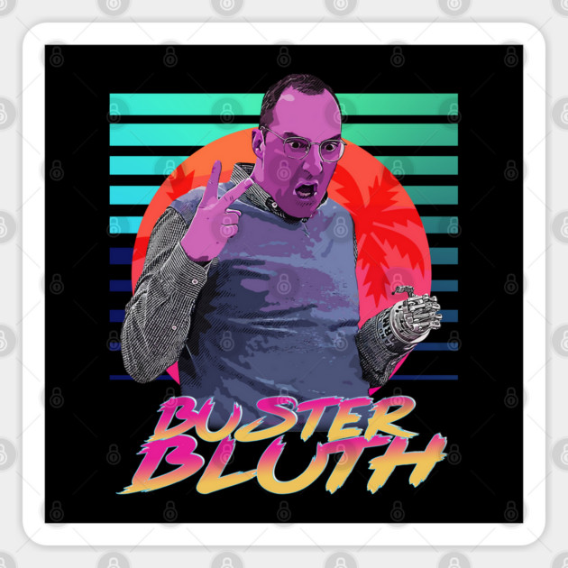 Neon Dreams Series - Buster Bluth Sticker by Tv Moments