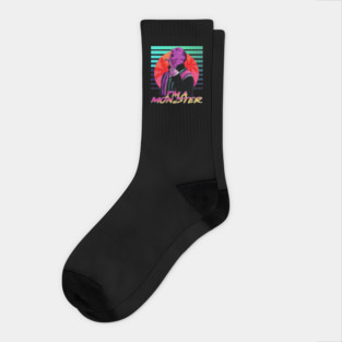 Neon Dreams Series - I'm a Monster Socks