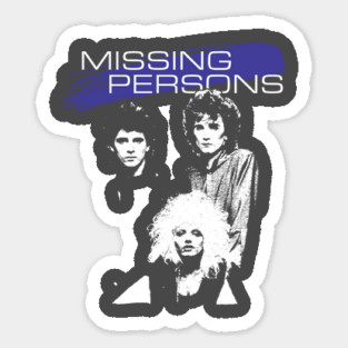 Missing Persons Sticker