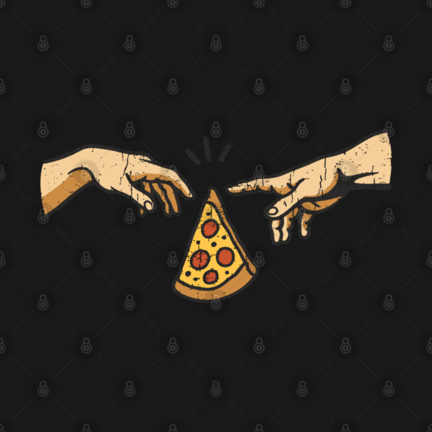 Creation of Pizza Classic Art Parody Spoof Meme by Anticorporati