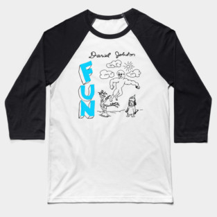 Daniel Johnston - Mowmat Studio #2 Baseball T-Shirt