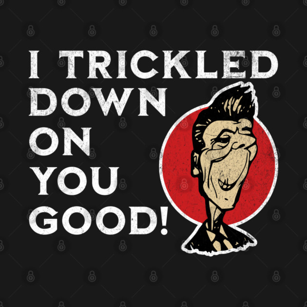 Ronald Reagan Satire Anti Policy Political Commentary Art by Yesteeyear