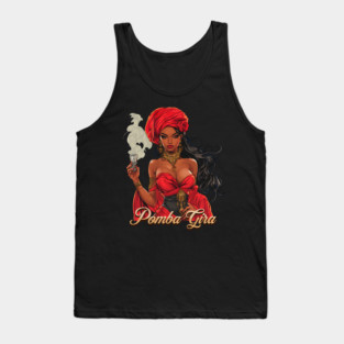 Pomba Gira Afro-Brazilian Goddess | Occult Witchcraft Spiritual Feminine Power Tank Top
