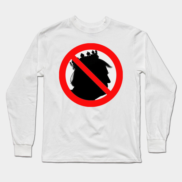 No King Long Sleeve T-Shirt by Margin's Store