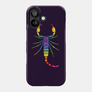 Rainbow Scorpion Phone Case