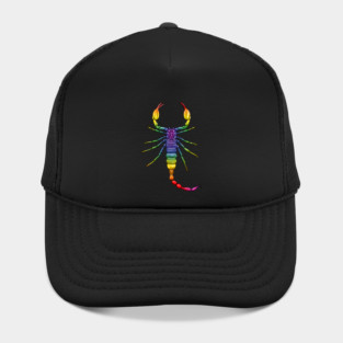 Rainbow Scorpion Hat