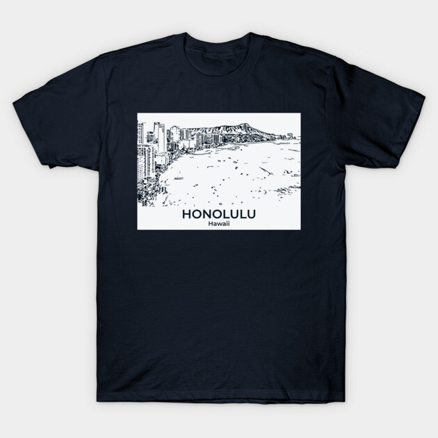 Honolulu – Hawaii T-Shirt by Lakeric