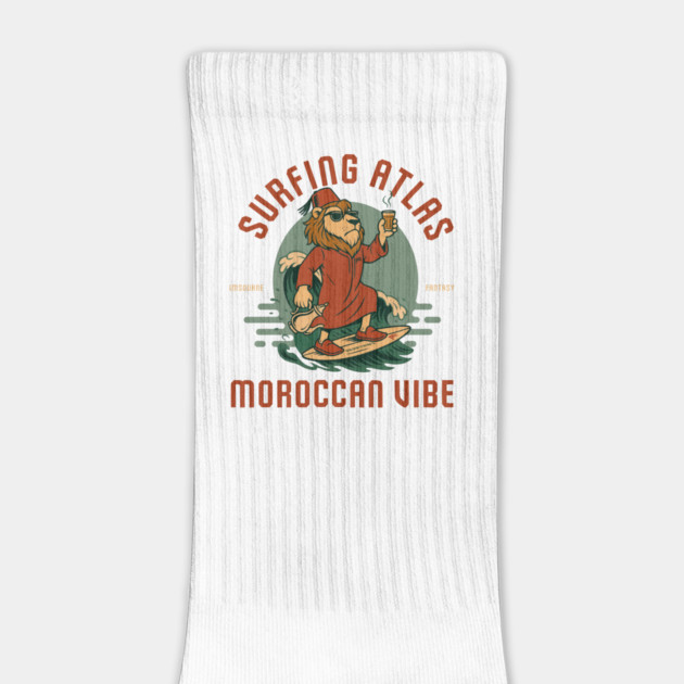 Moroccan Atlas Lion Surfing and having moroccan tea by Ahmed's Store 1