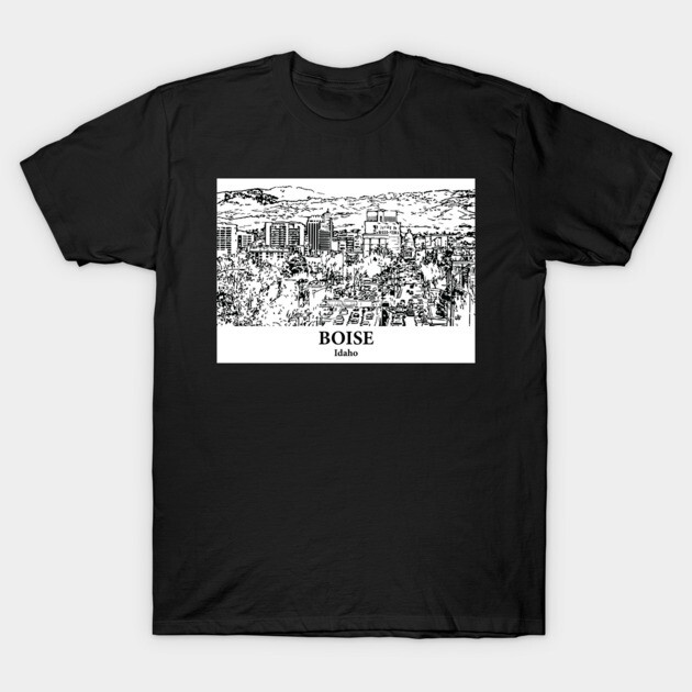 Boise – Idaho T-Shirt by Lakeric