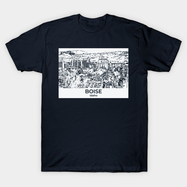 Boise – Idaho T-Shirt by Lakeric