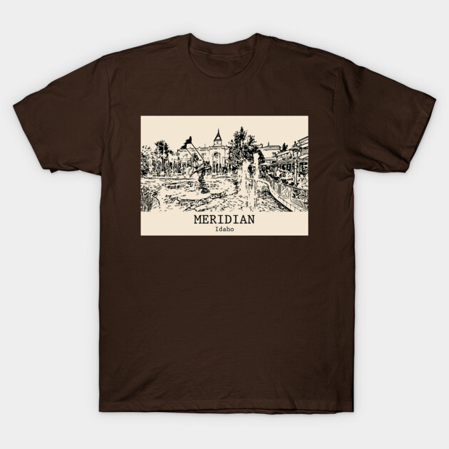 Meridian – Idaho T-Shirt by Lakeric