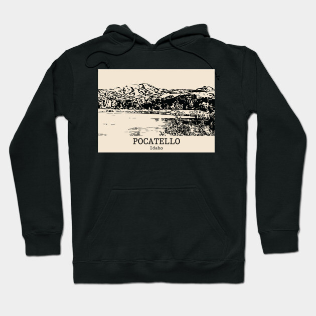 Pocatello - Idaho Hoodie by Lakeric