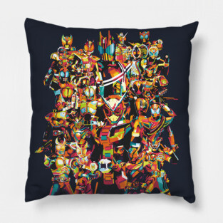 All Main Kamen Rider Heisei Era Pillow