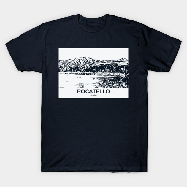 Pocatello - Idaho T-Shirt by Lakeric