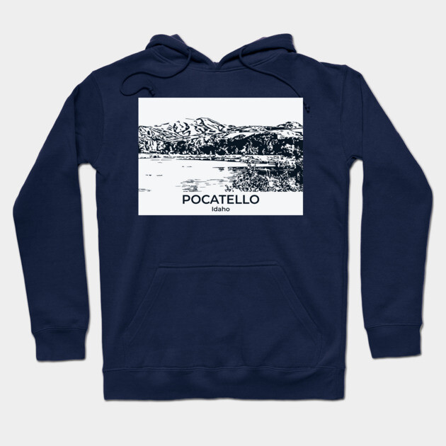 Pocatello - Idaho Hoodie by Lakeric