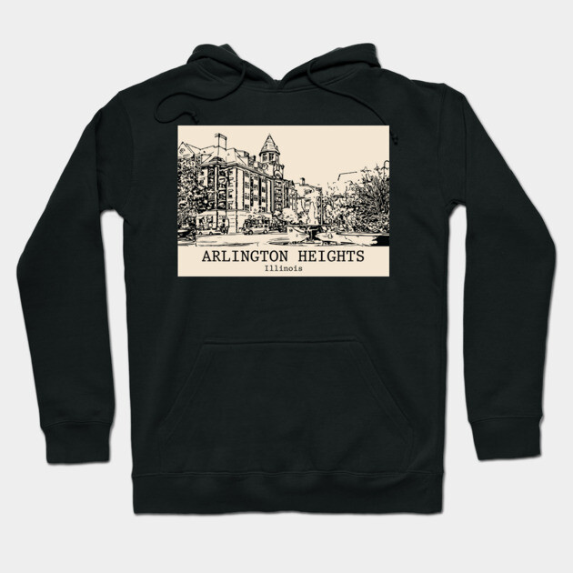 Arlington Heights - Illinois Hoodie by Lakeric