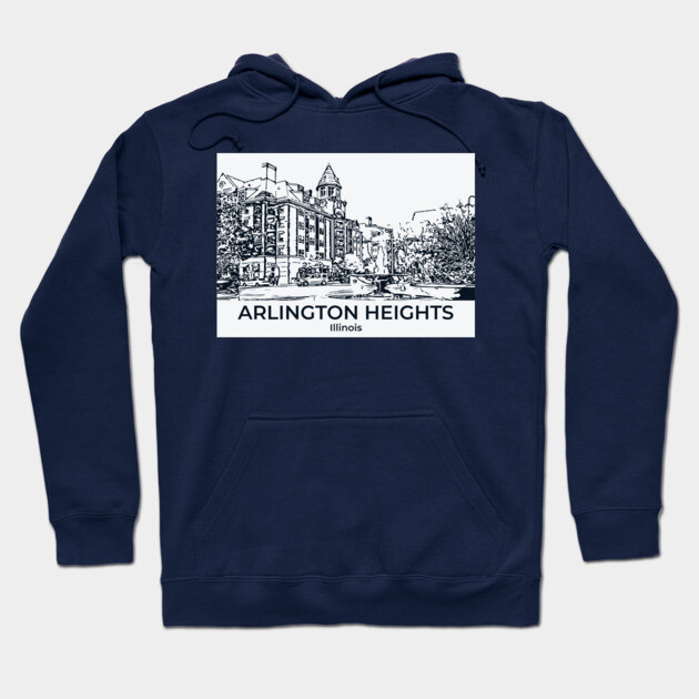 Arlington Heights - Illinois Hoodie by Lakeric