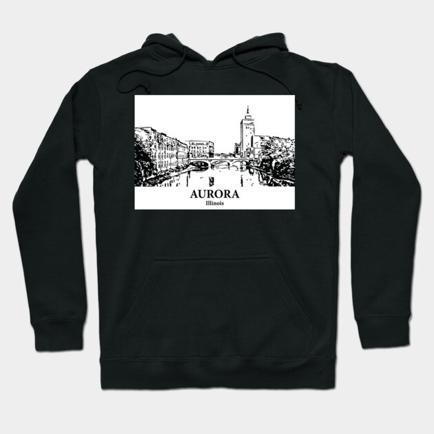 Aurora - Illinois Hoodie by Lakeric