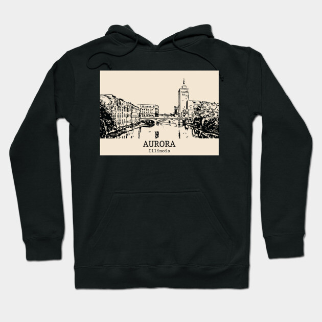 Aurora - Illinois Hoodie by Lakeric