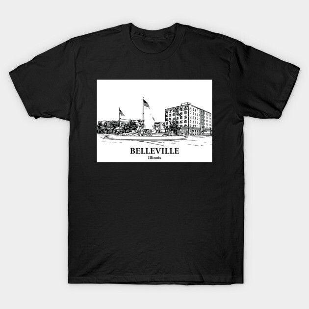 Belleville - Illinois T-Shirt by Lakeric