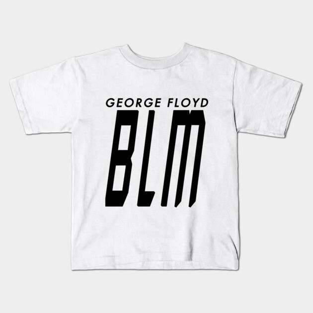 George Floyd BLM Kids T-Shirt by Margin's Store