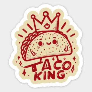 The Taco King Magnet