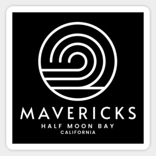 Mavericks - Half Moon Bay, California Sticker