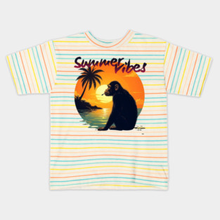 Summer Vibes – Chill Like a chimp Kids T-Shirt