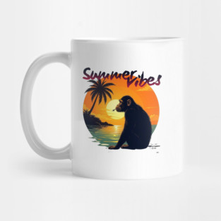 Summer Vibes – Chill Like a chimp Mug