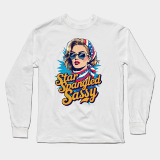 Star Spangled Sassy Long Sleeve T-Shirt