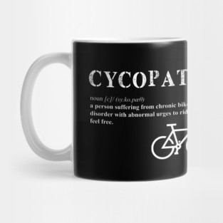 Cycling Cycopath Definition Mug